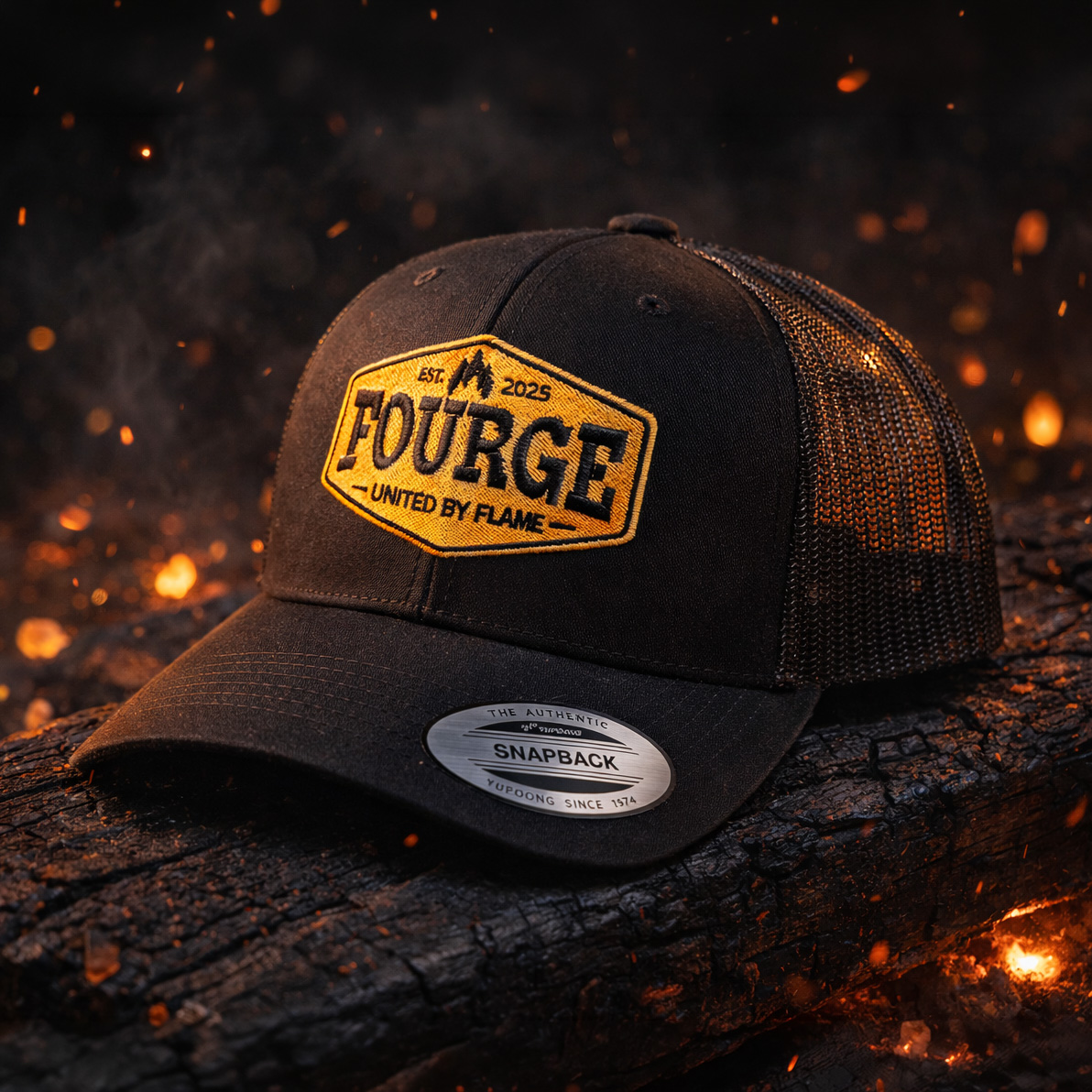 FOURGE Snapback Trucker Cap – Founders Edition