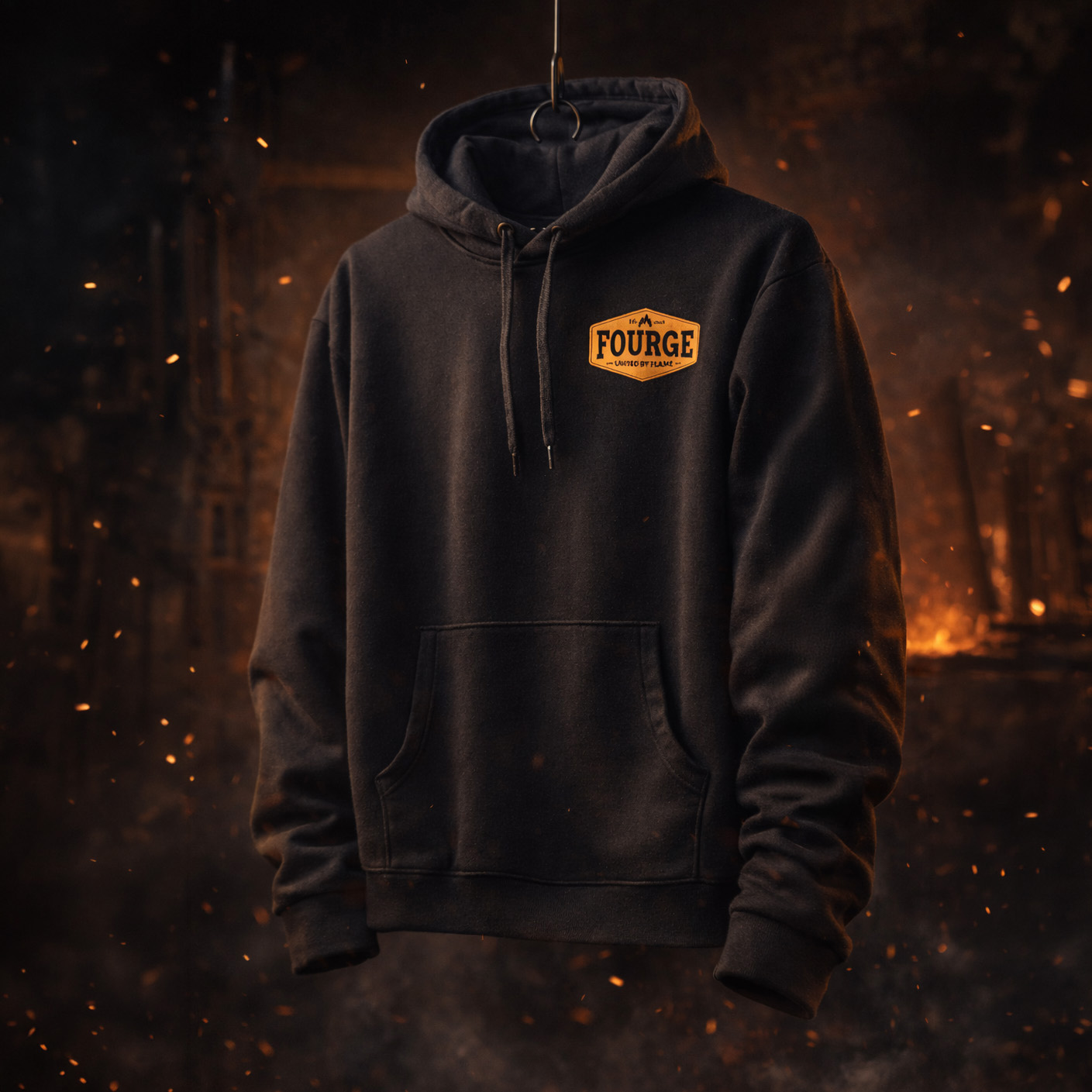 Fourged in Fire Hoodie – Core Edition